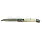 7.87" Italian Large Lever Lock Ivory Automatic Knife - Drop Point
